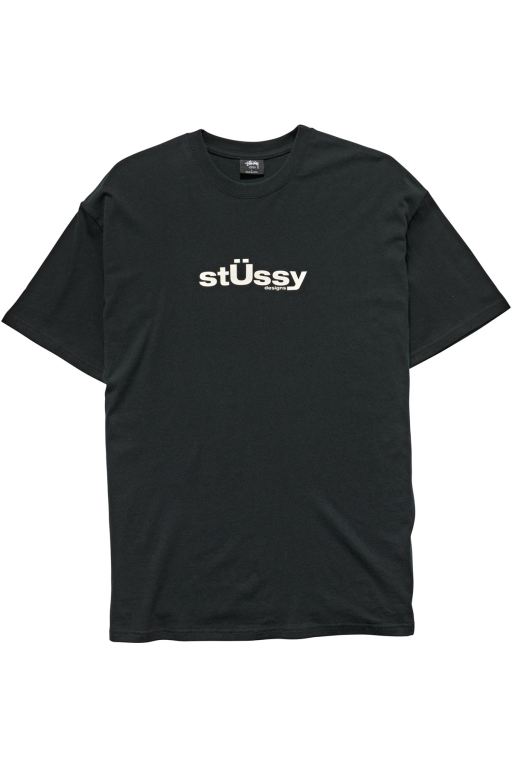 Stussy Mens Big U SS T Shirt Black - IVBUM9743